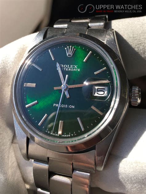 rolex 6694 green dial|Rolex oysterdate.